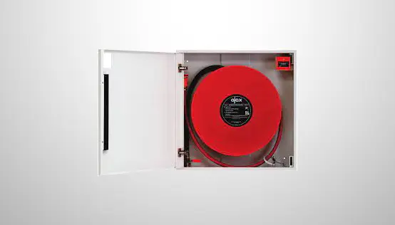 haspelkast met handbrandmeldervak