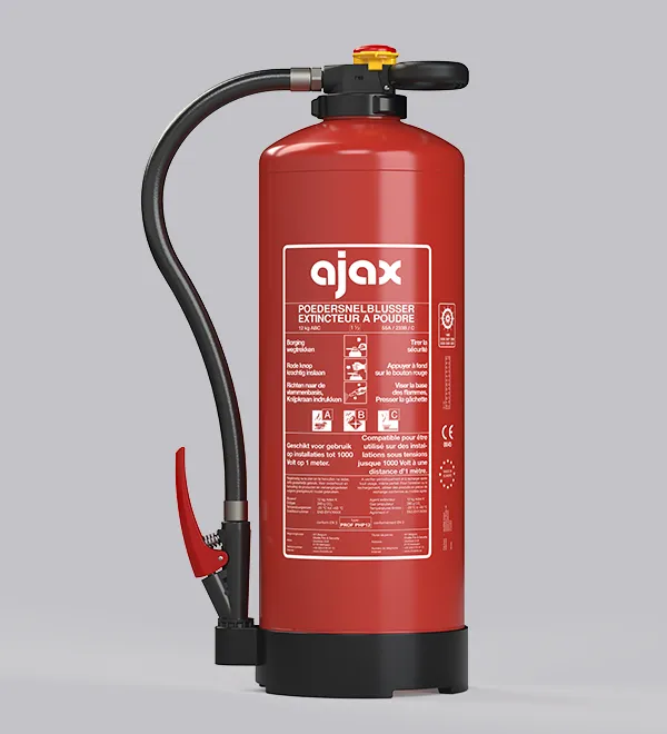 12kg Ajax poederblusser Ajax-PROF-PHP12