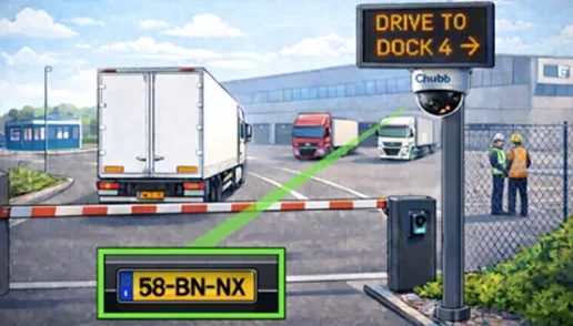 Slimmer truckproces met camera’s en kentekenherkenning